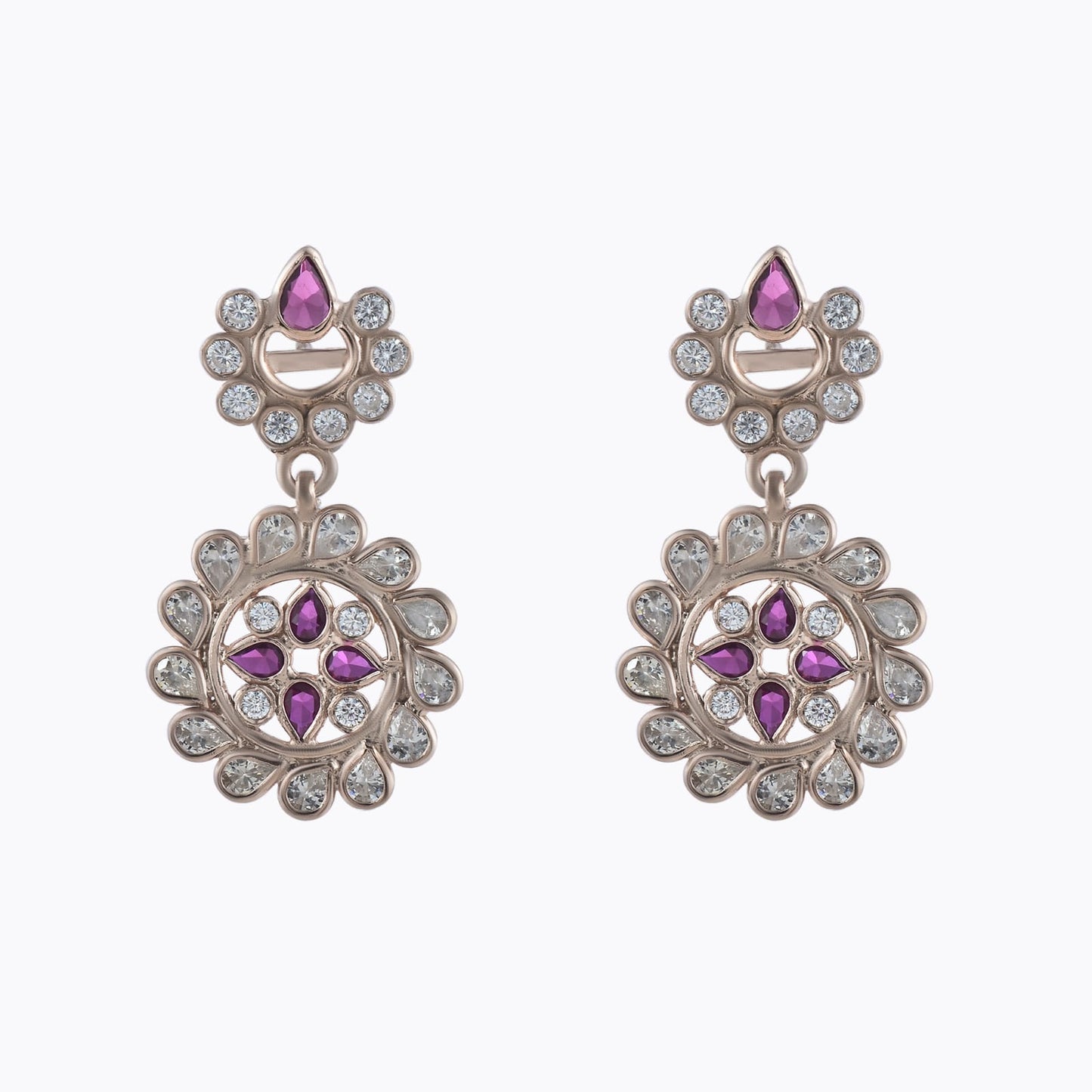 Pure Radiance 925 Silver Earrings with Zircon
