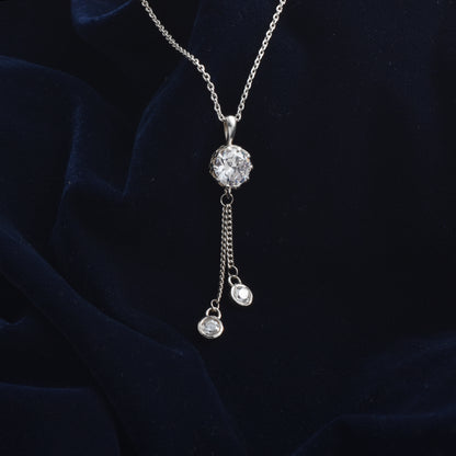 Elegance Elevated Exquisite Necklace in Pure 925 Silver