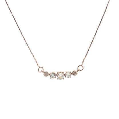 Twilight Rose: Zircon Studded Neckless