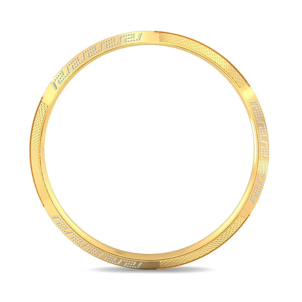 "Uniquely Designed Round Kada: A Beautiful Statement Piece"