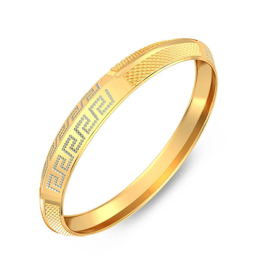 "Uniquely Designed Round Kada: A Beautiful Statement Piece"