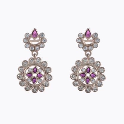 Pure Radiance 925 Silver Earrings with Zircon
