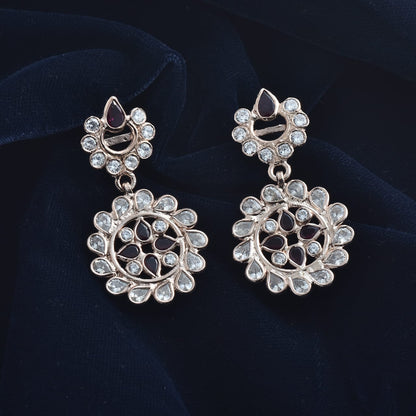 Pure Radiance 925 Silver Earrings with Zircon