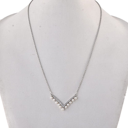 MoonLight Glow Zircon and Pearl Necklace