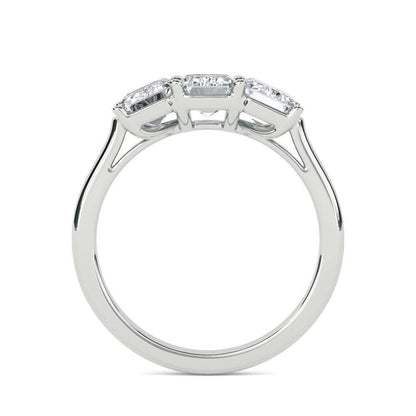 "Radiant Reverie: Moissanite Gemstone Ring in Sterling Silver "