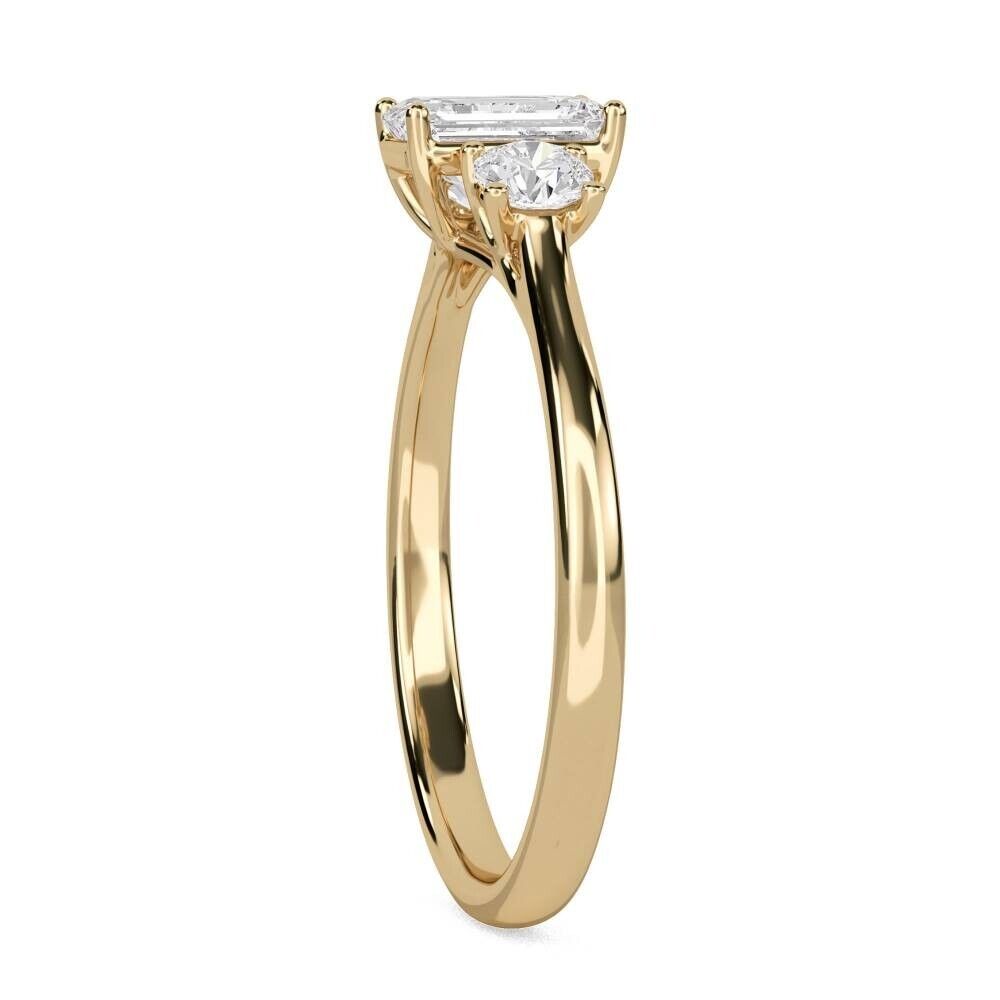 'Shimmering Zirconia Ring: Radiant in White"