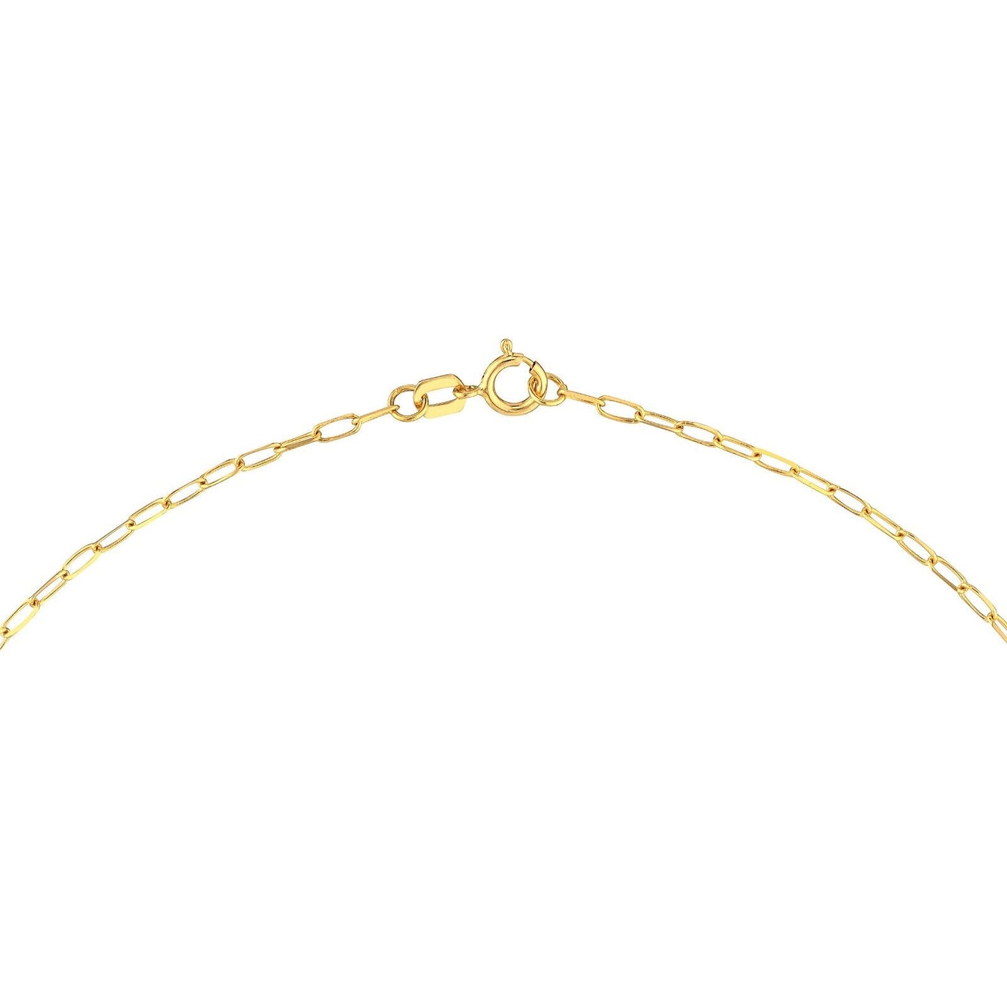 "Luxury in Gold: 925 Silver Necklace (18K Gold or Yellow Gold Rhodium, 50cm)"