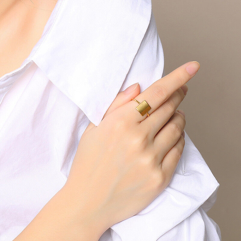 "Sparkling Simplicity: Minimalist 925 Silver Ring for Subtle Glamour"