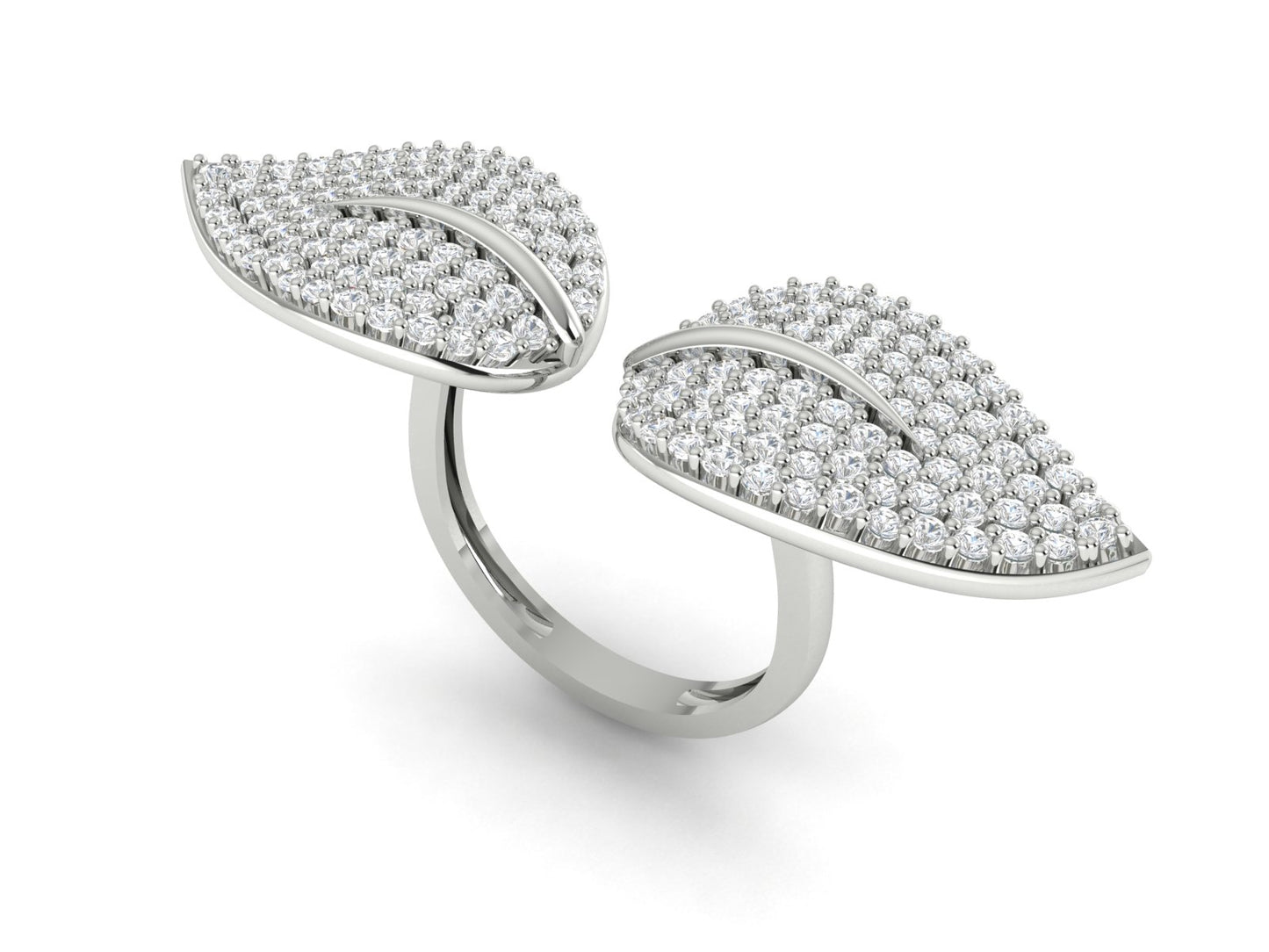 "The Luxurious Zircon and Moissanite Stone Ring"