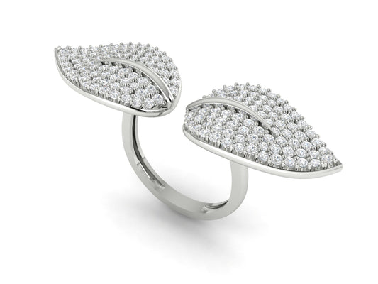 "The Luxurious Zircon and Moissanite Stone Ring"