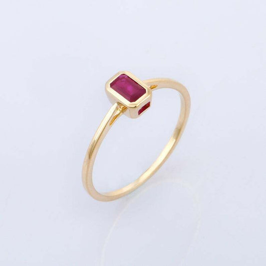 "Ruby Red Elegance: The Perfect Ruby Stone Ring"