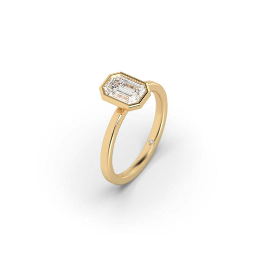 "Crystal Clarity: A Zircon Stone Ring"